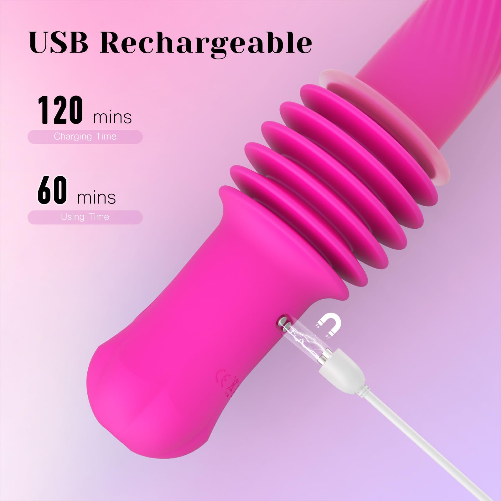 Tracy’s Dog Thrusting Dildo Sex Machine for Women, 2.36-Inch Deep Thrusts Vibrator Sex Toy with 3 Speeds & 10 Vibration Modes, Remote Control Adult Toy, Dual-Layer Silicone, Heating Function(Lento)