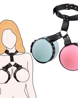 BJMY BDSM Toys Breast Sex Bondage Restraints Set, BDSM Set with Neck & Breast Restraint, Adjustable Bondage Gear & Accessories Sex Toys for Women Couples