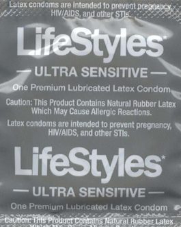 LifeStyles Ultra Sensitive Premium Lubricated Natural Latex Condoms Value Pack – 100 Count, 1 Pack – Triple Tested for Best Protection, Made with UltraGlide Silicone Lube