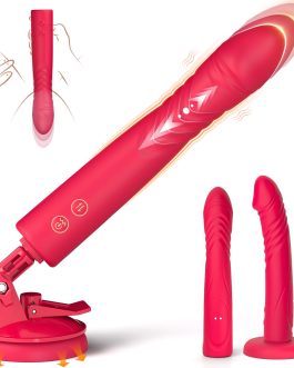 Sex Toys Thrusting Dildo Machine Vibrator – Detachable Riding Dildos Adult Toys with 10 Vibration Thrusting Modes, Adult Machine G Spot Clit Anal Toy with Removable Suction Cup and Base for Women Men