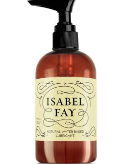 Isabel Fay Natural Water Based Personal Lubricant for Sensitive Skin, No Parabens, No Glycerin, 8 oz