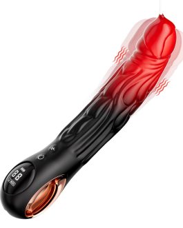 G Spot Realistic Dildo Vibrator – Vibrators Sex Toys for Women, Clitoral Stimulator Dildos with 12 Strong Vibration Modes, Waterproof Dragon Fantasy Dildo, Adult Sex Toy for Female and Couples