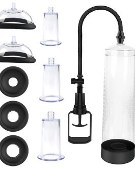 XIABALE Penis Vacuum Pump Pussy Pump Set,Manual Penis Enlarger Enlargement Extend Pump Air Pressure Device, Clitoral Pump Vagina Pumps Sexual Pleasure Suckers Tools for Couples