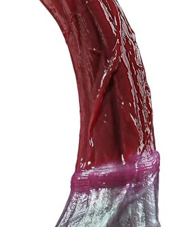 10.8″ Curved Monster Dildo, 2.5″ Thick Silicone Fantasy Dragon Dildo for G-Spot & Prostate, Textured Creature Large Anal Dildo,XL Massive Alien Animal Adult Sex Toys for Women Men Gay