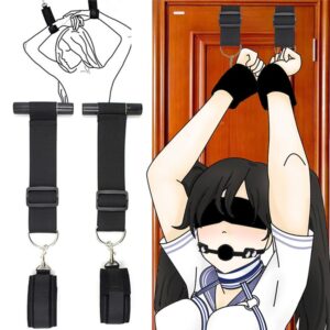 Door Hanging Sex Swing Accessory BDSM Slave Erotic Bondage Handcuff Restraint Rope Sex Swings Straps for Women Adult Couples Sex Toys