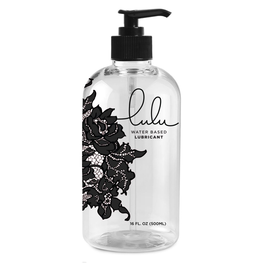 Lulu Natural Water Based Lube Personal Liquid Lubricant for Couples 16oz