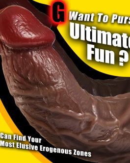 Realistic Black Dildos Sex Toys for Women – 2.36 Inch Diameter Thick Curved Dildo for G Spot Vaginal and Anal Play, Soft Silicone Dildos with Suction Cup Huge Adult Toy for Women Men Couples Beginner