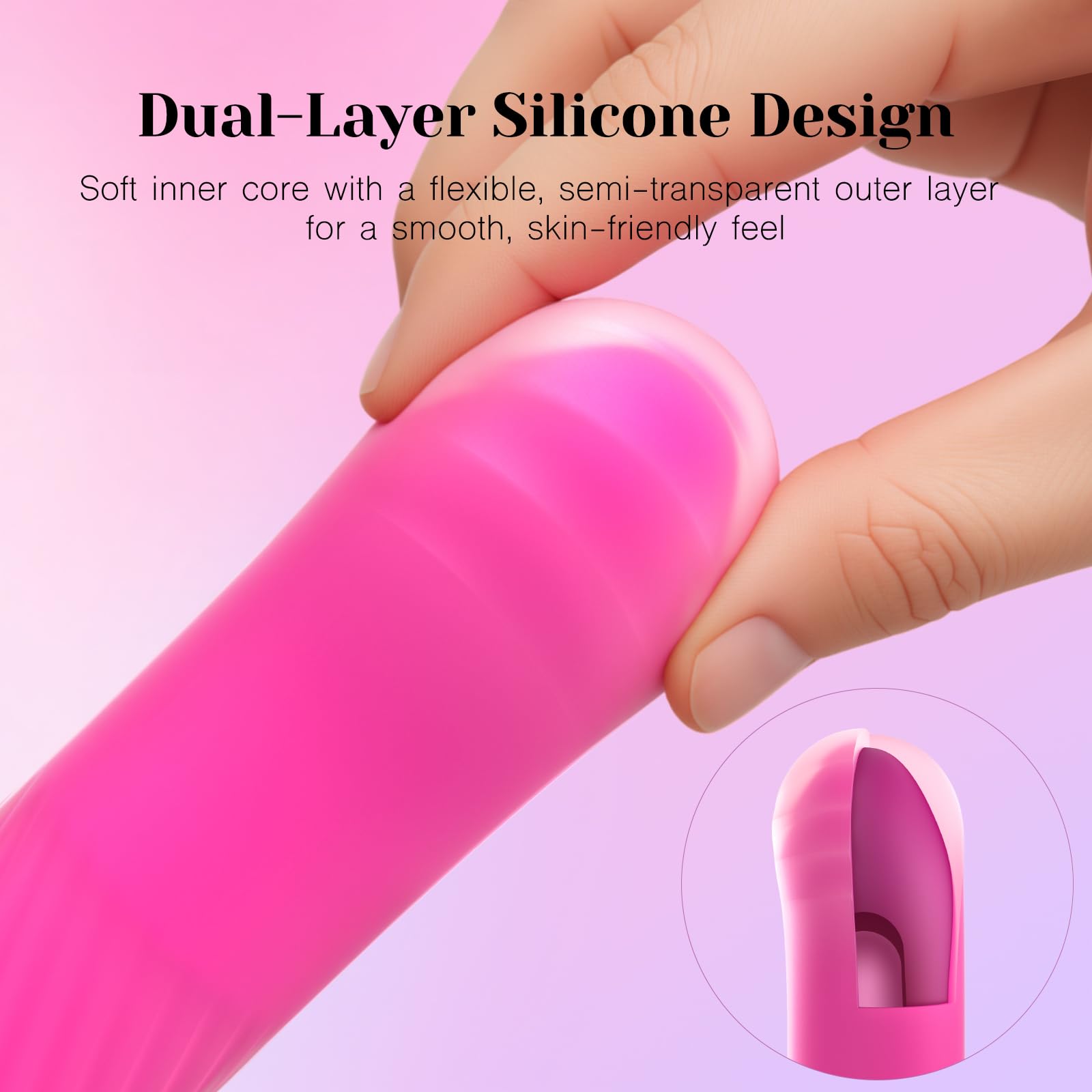 Tracy’s Dog Thrusting Dildo Sex Machine for Women, 2.36-Inch Deep Thrusts Vibrator Sex Toy with 3 Speeds & 10 Vibration Modes, Remote Control Adult Toy, Dual-Layer Silicone, Heating Function(Lento)