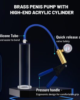 Penis Pump, Penis Extender,Dick Pump with Gauge 9 x 1.75 inch Cylinder,Sex Toys – Pumps & Enlargers,Cock Pump,Penis Male Sex Toys