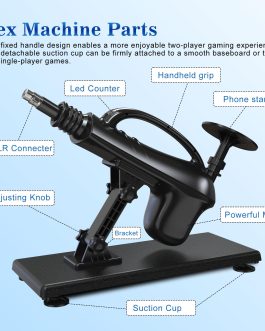 Amausen Sex Machine Thrusting Dildo Machine Sex Toys Suitable for Men, Women and Couples Adult Toys 3XLR Connector Anal Toys