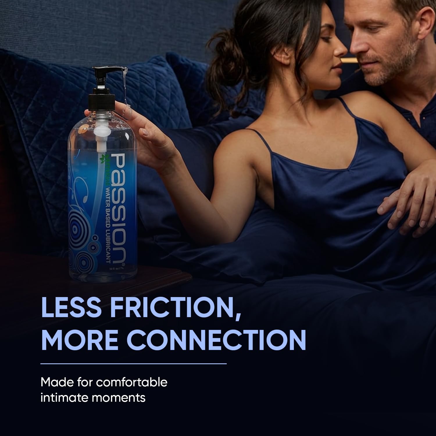 Passion Natural Water-Based Personal Lubricant, for Men & Women - 10 Fl Oz
