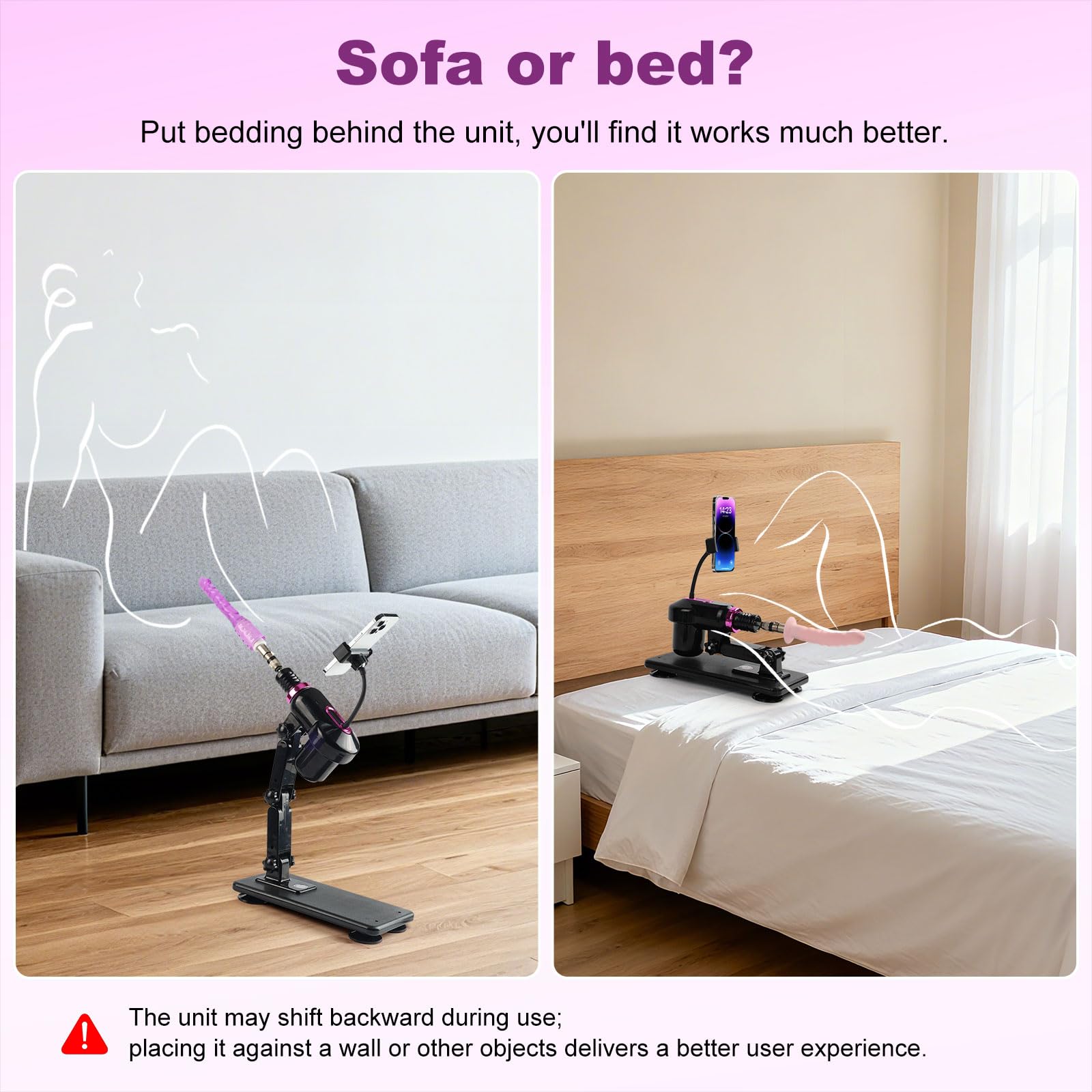 Jynkry Mini Sex Machine Automatic Thrusting Dildo Machine, Compact Love Machine with 2 Dildos & Masturbator Cup, 360° Multi-Angle Adjustable Stand & 3XLR Connector, Adult Toys for Men Women