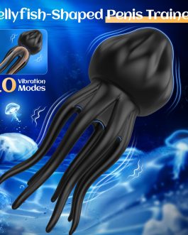 EINSEO Sex Toys for Men Penis Vibrator – Upgraded Larger Male Masturbator Sex Toy with 10 Powerful Vibrating for Clit Nipple Stimulation, 8-Tentacle Full Wrapping Adult Mens Sex Toys for Gay Female