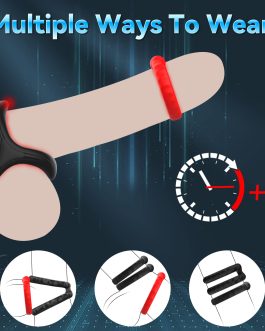 Silicone Penis Ring Set Sex Toys for Men, Amortoy 10 PCS Men’s Cock Rings Penis Sleeve Shaft for Erection Enhancing, Soft Stretchy Male Sex Toys, Adult Toys for Couples Pleasure