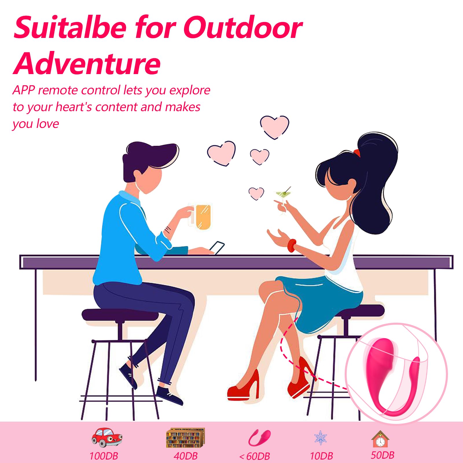 Female Wearable Vibrator,APP Remote Control Adult Sex Toys,Panty Egg Dildo