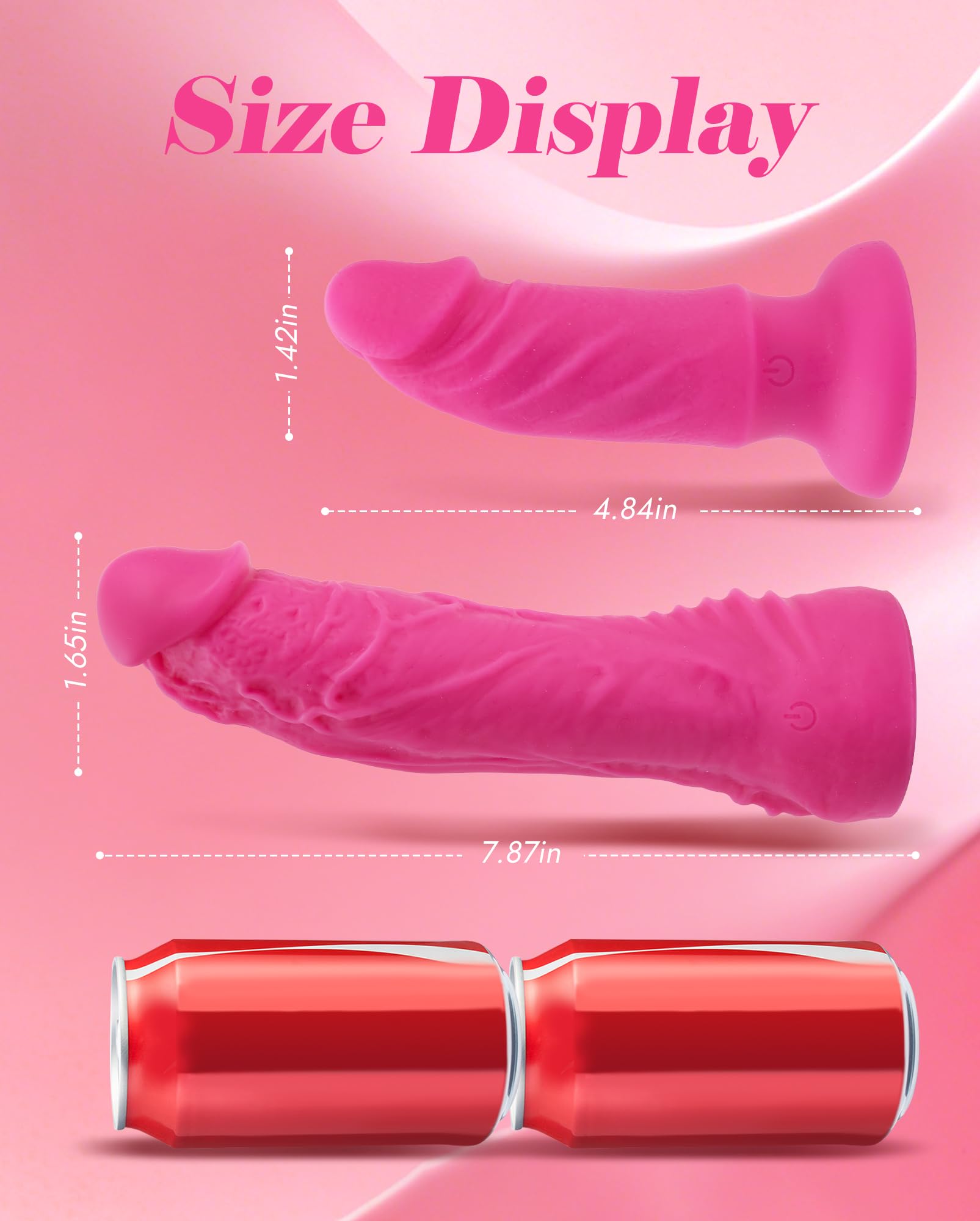 Harness Strap On Vibrating Dildo - Realistic 2 Silicone Strapon Dildos with 10 Vibration Modes Wearable Adult Sex Toys for Women Couples Lesbian Adjustable Anal G Spot Stimulation with Remote Control