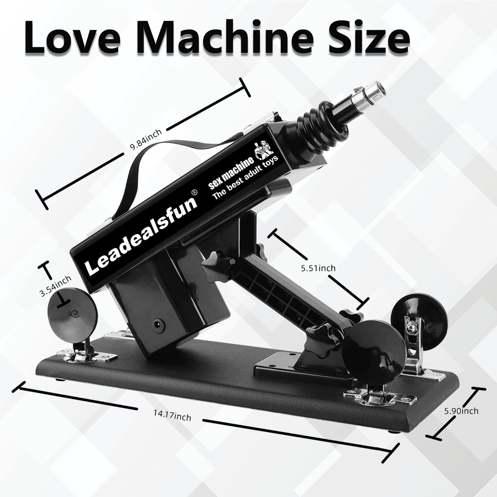 Leadealsfun Sex Machine Realistic Dildo Machines 3XLR Connector Sex Toys