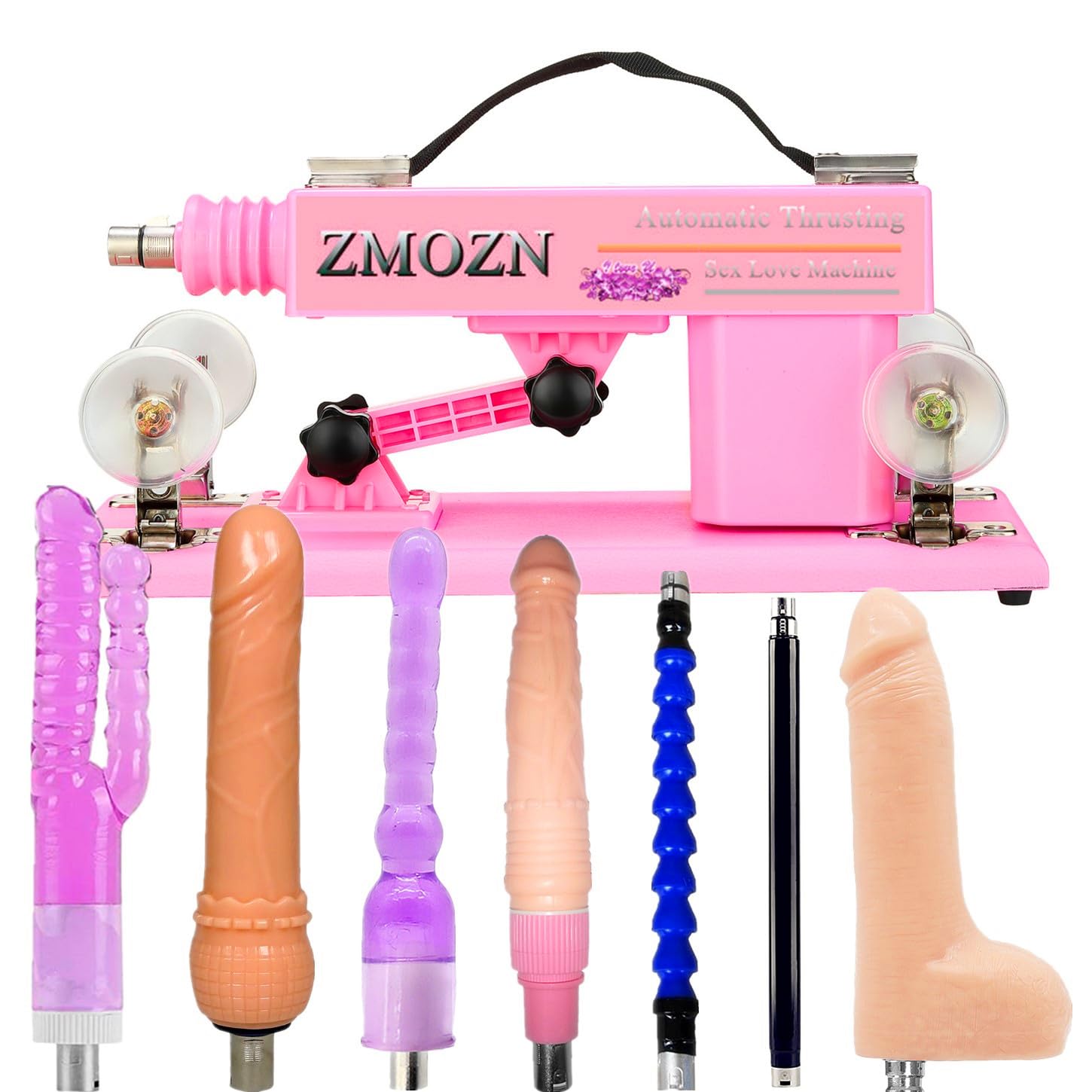 ZMOZN Automatic Sex Machine Thrusting Dildo Machine with 3 XLR Connector