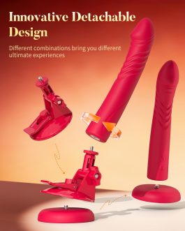 Sex Toys Thrusting Dildo Machine Vibrator – Detachable Riding Dildos Adult Toys with 10 Vibration Thrusting Modes, Adult Machine G Spot Clit Anal Toy with Removable Suction Cup and Base for Women Men