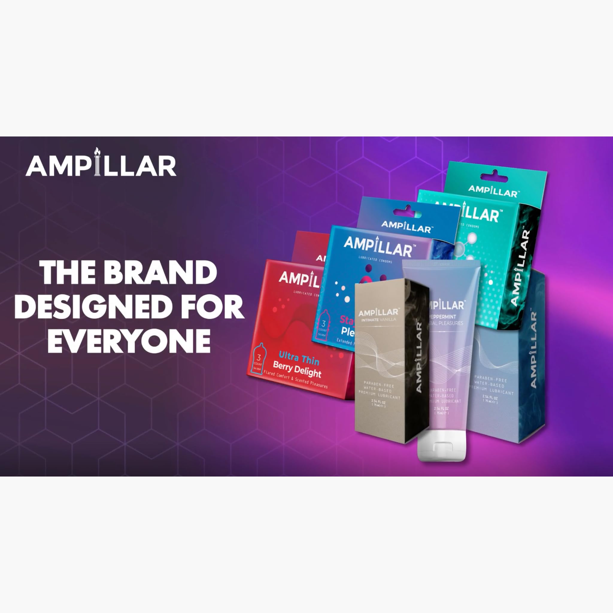 AMPILLAR Condoms Ultra Thin XL Gold, Extra Large Natural Feel Smooth Lubricated Condoms - 12 Count