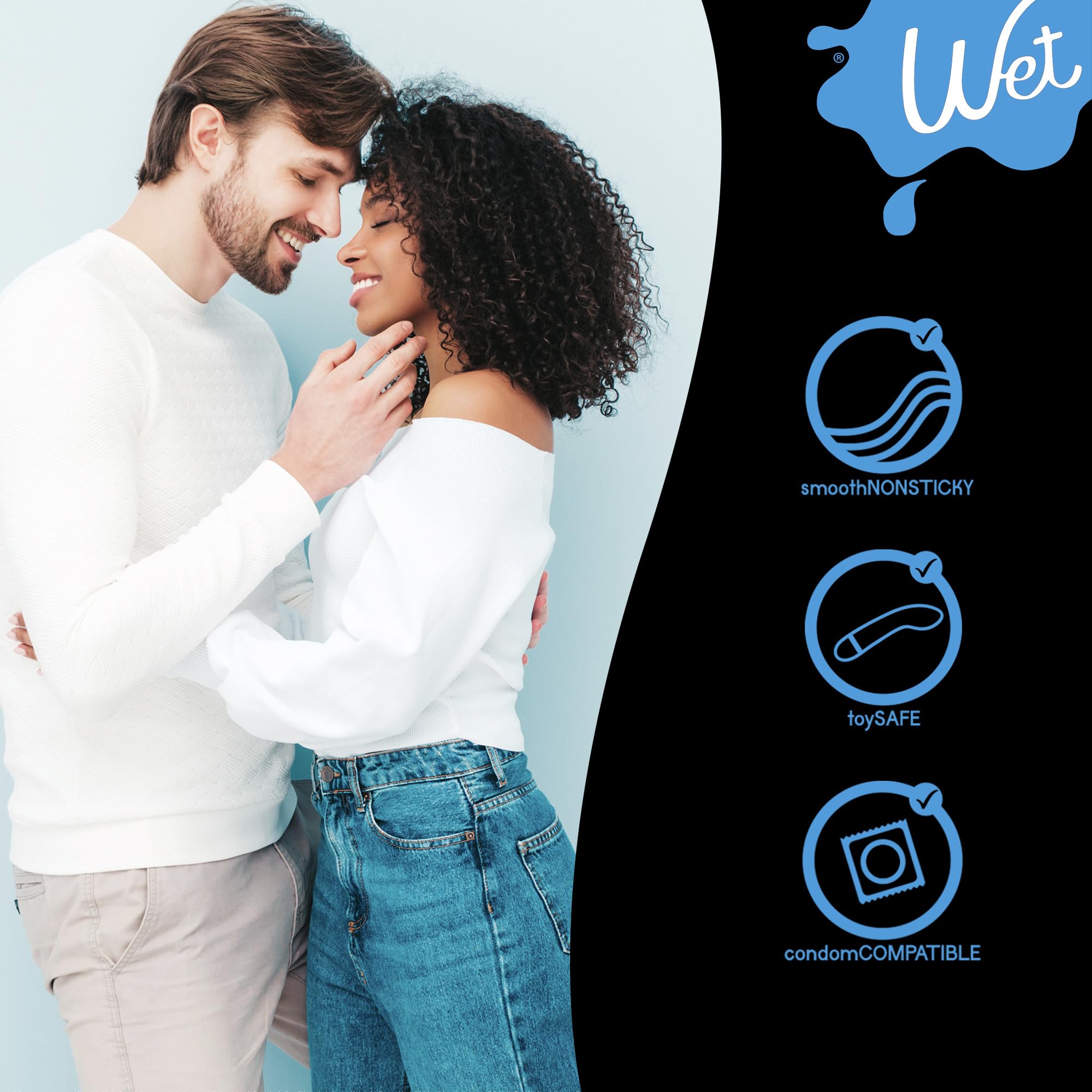 Wet Assortment Sampler 3-Pack Luxury Collection Silicone, Water-Based, and Hybrid Lubes for Men, Women, and Couples | Paraben-Free, Gluten-Free, Stain-Free, Travel-Friendly, 1 fl oz Each