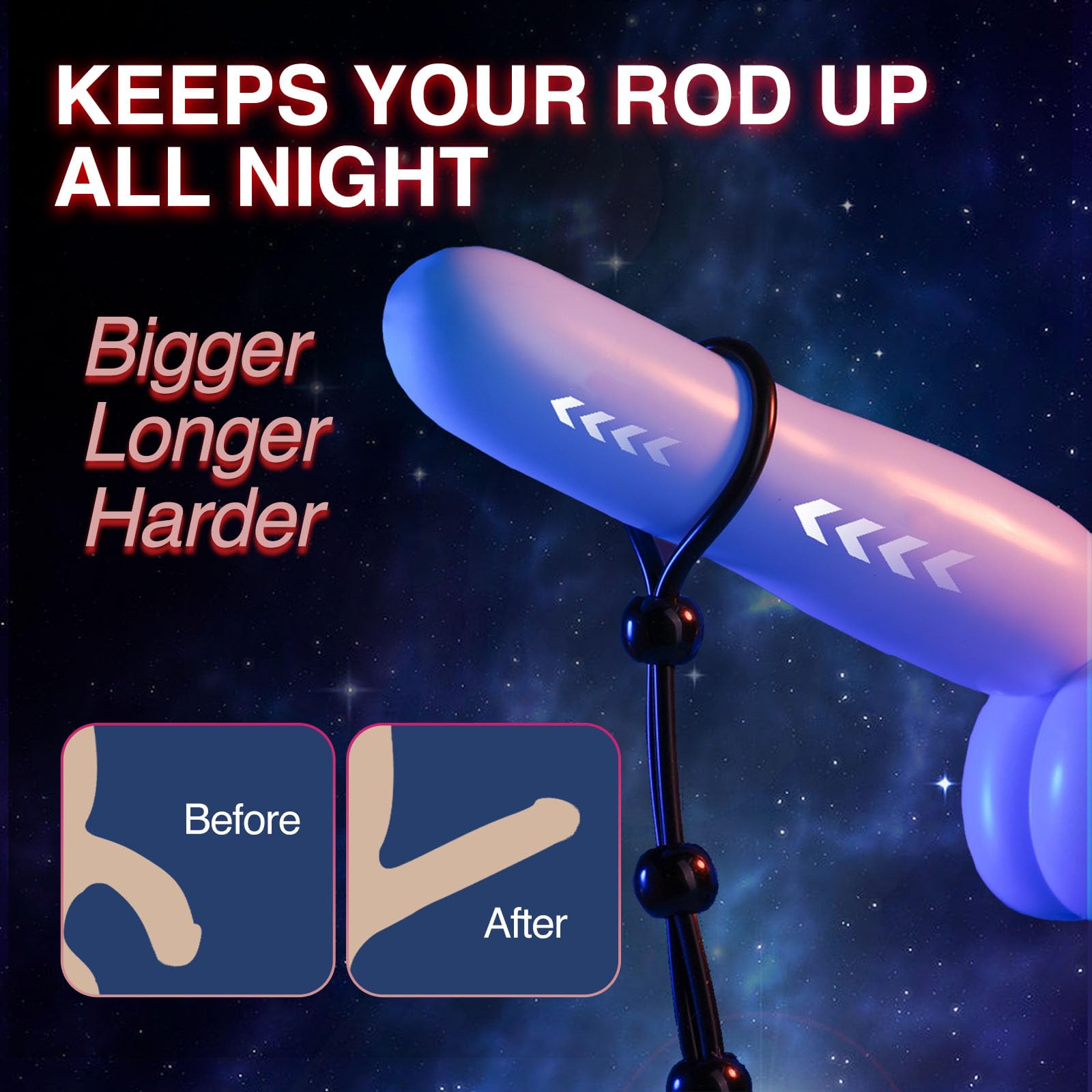Adjustable Penis Ring Set Sex Toys for Men, 9 PCS Silicone Cock Rings for Men Erection Sex Adult Toys, Cockring Cock Sexual Stimulation Device Couples Male Sex Toys Pleasure Cock and Ball Ring