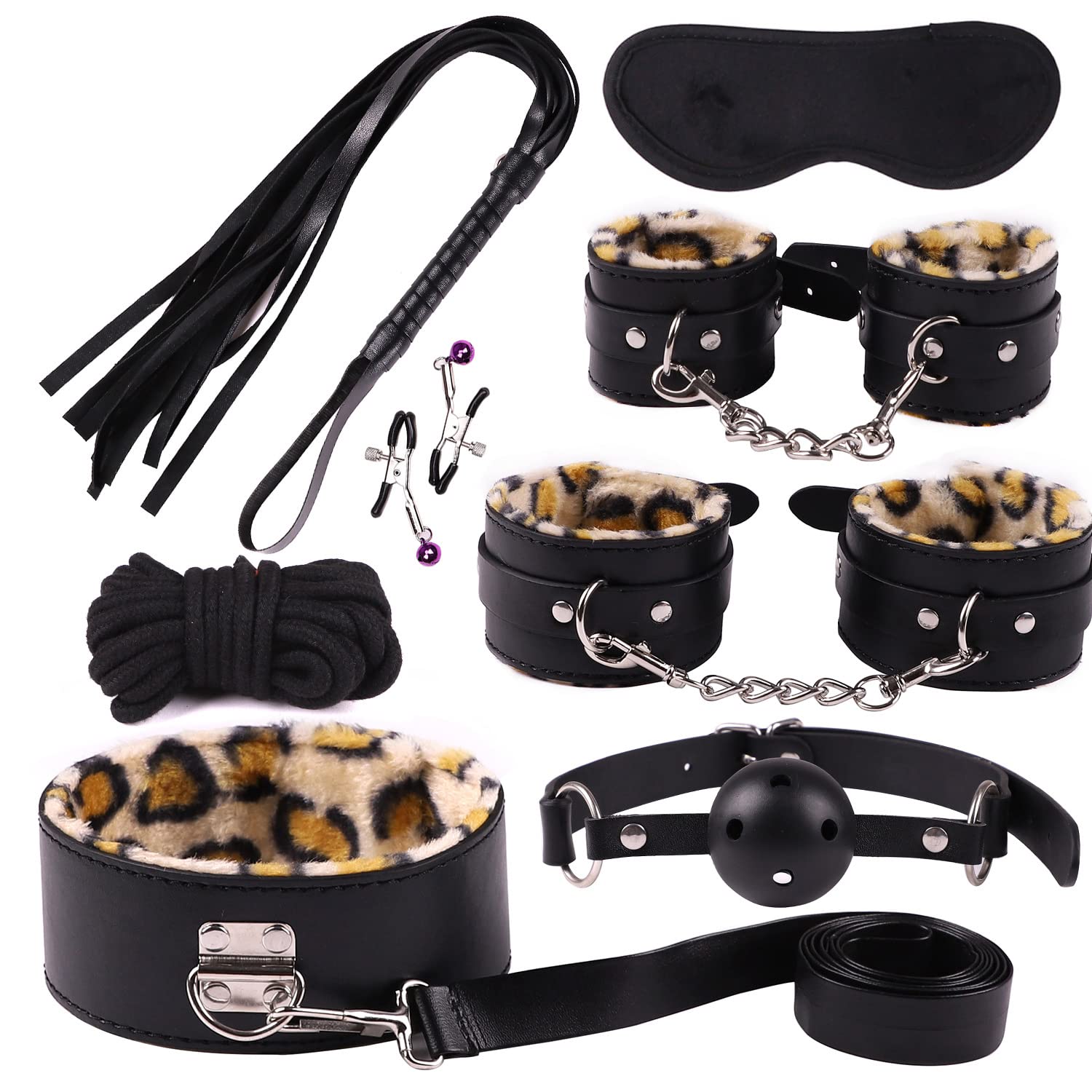 30pcs BDSM Kit Bondaged kit Adult,Sex Toy kit for Adult Toys,Restraint Set for Sex Accessories BSDM Toys for Couples,Sex Things for Couples Kinky,Sex Toy Set Sex Kits Sexual Pleasure Tools for Women