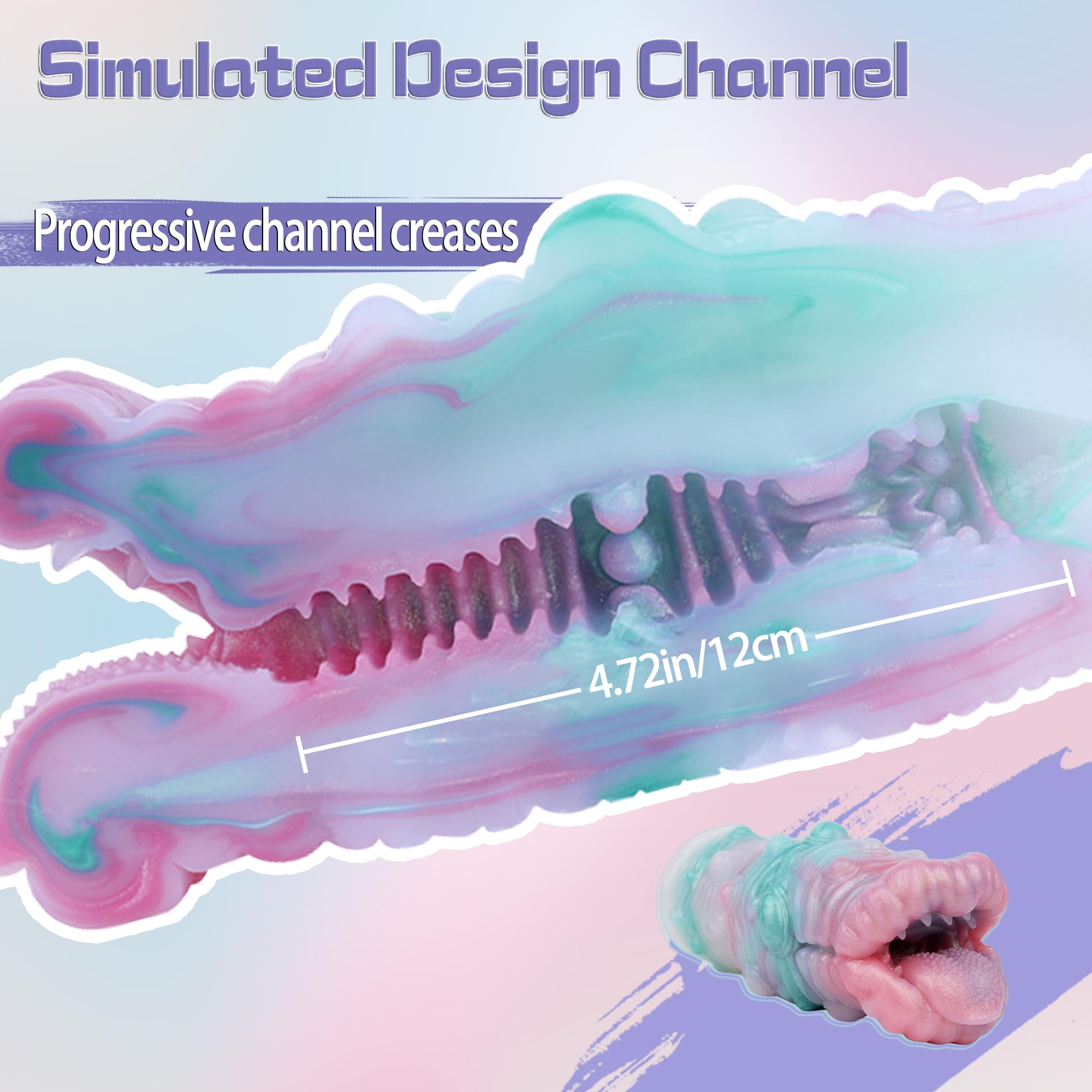 Fantasy Masturbator Male Masturbator Mouth Stroker 7.68 in,Male Masturbators Cup,Pocket Pussy Adult Sex Toys for Men,Masturbation Penis Stroker Vagina Onahole