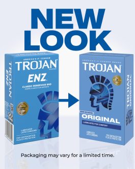 TROJAN ENZ Lubricated Condoms, Latex Condoms For Contraception and STI Protection, America’s Number One Condom, 36 Count Value Pack