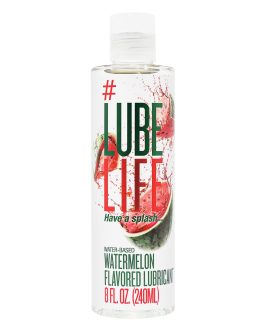 LUBELIFE Water-Based Watermelon Flavored Lubricant, Personal Lube for Men, Women and Couples, Made Without Added Sugar, 8 Fl Oz