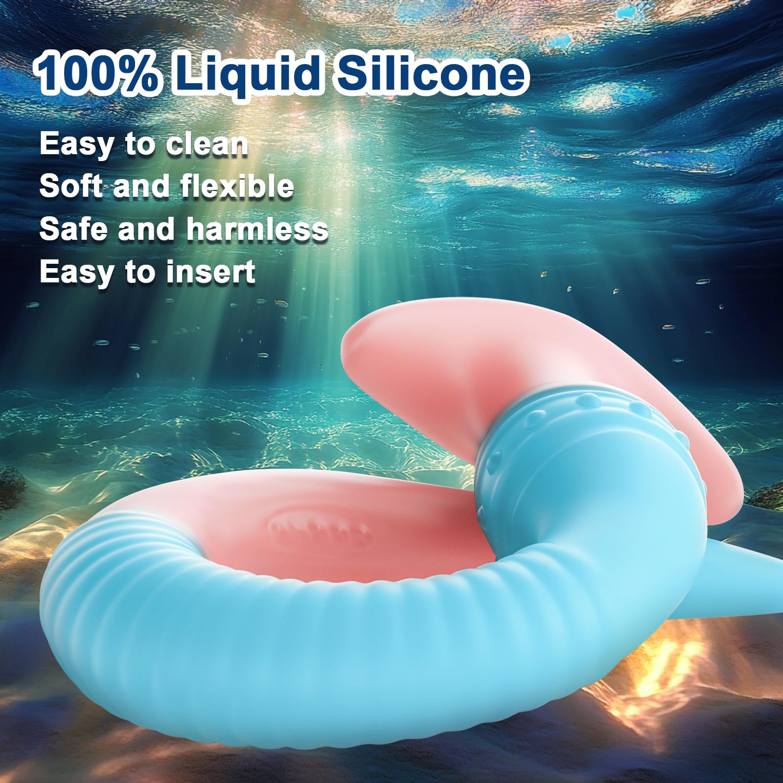 Anal Toys Anal Dildo Long Dildo,11.4 inch Fantasy Dildos for Prostate Massager & Anal Training,Luminous Monster Dildos with Knot, Silicone Thin Dildo Adult Sex Toys & Games for Women Men Beginner