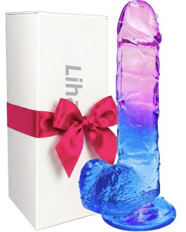 7.8” Realistic Dildo for Women & Couples, Dual Density Silicone G-Spot Toy with Strong Suction Cup, Soft Skin-Like Waterproof Design for Solo Play, Shower & Bedroom