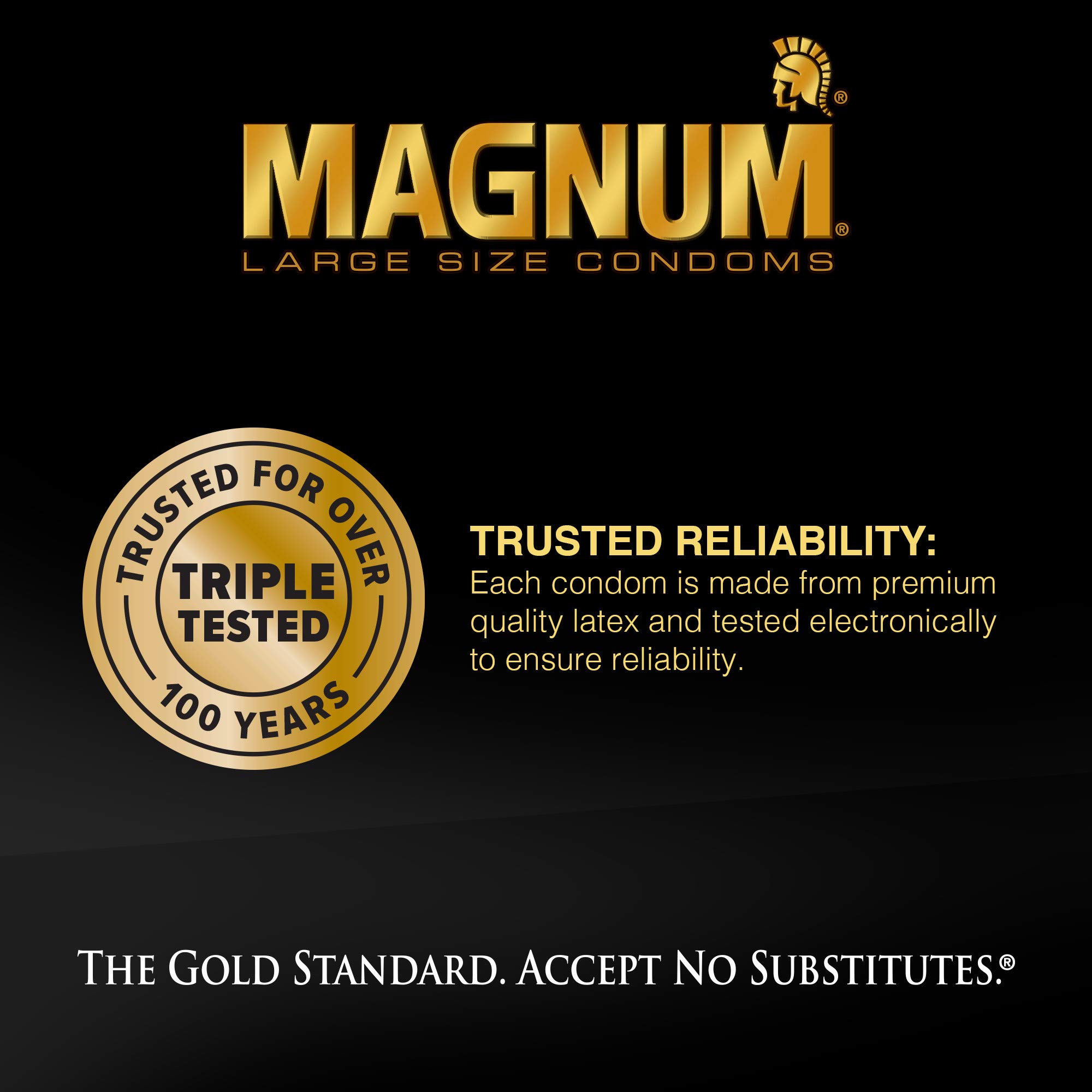 Trojan Magnum Ecstasy Large Size Condoms - 10 Count