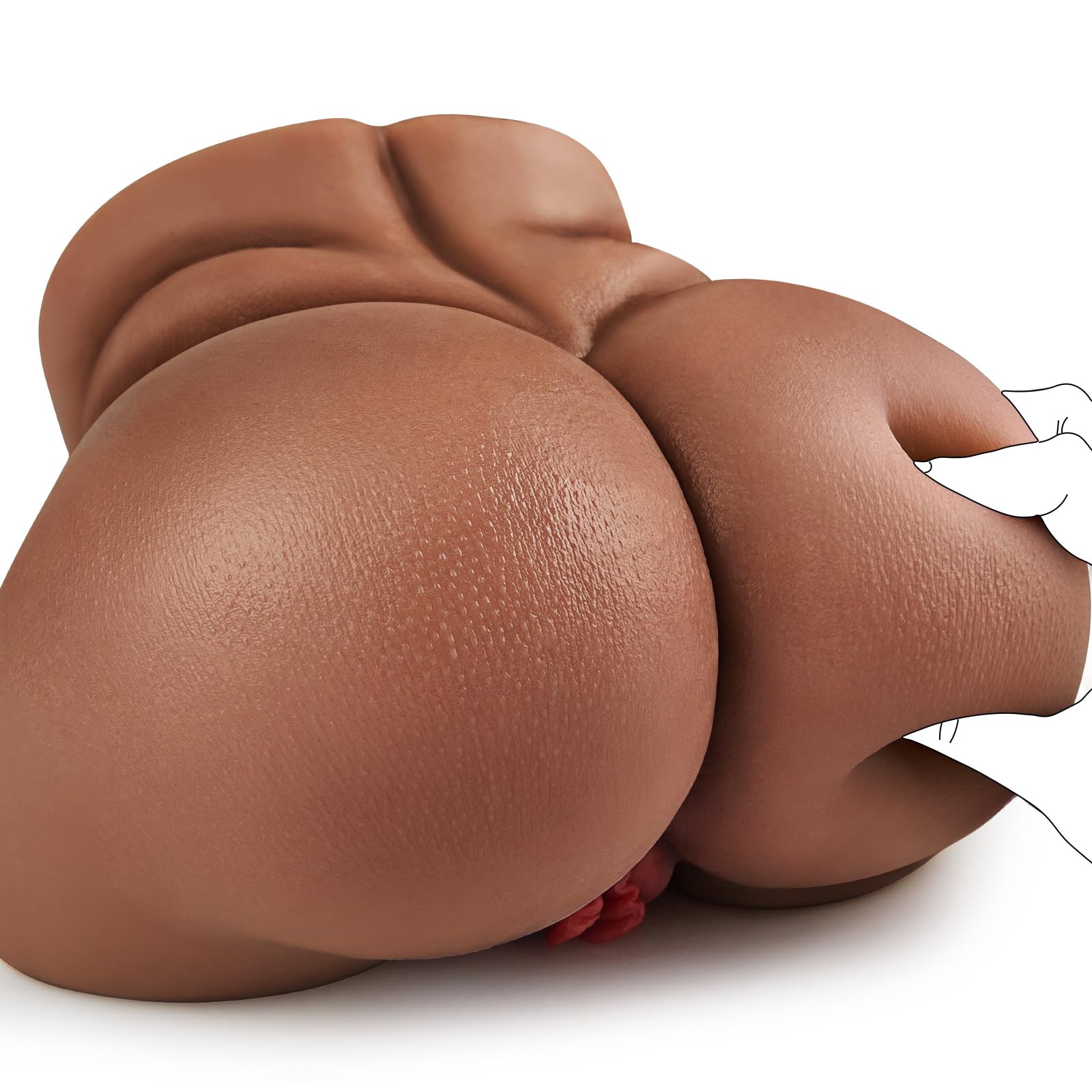 8LB BBW Male Masturbator Sex Doll with Big Pussy Ass, Milf Realistic Chubby Butt Pocket Pussy Masturbator Pussy Sex Toy for Men Masturbation, Adult Sex Toys for Vagina Anal Penetration Men Orgasm
