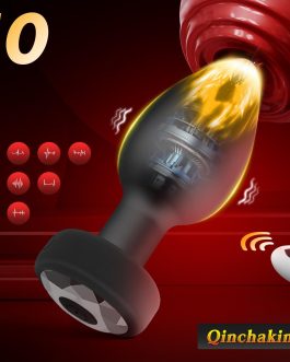 Anal Plug Adult Sex Toy,Adult Sex Toys and Games for Men Women,Wireless Remote Control 10 Frequency Vibration,Small Butt Plug for Female Male Prostate Massage Vibrating Anal Sex Toys for Men,Black