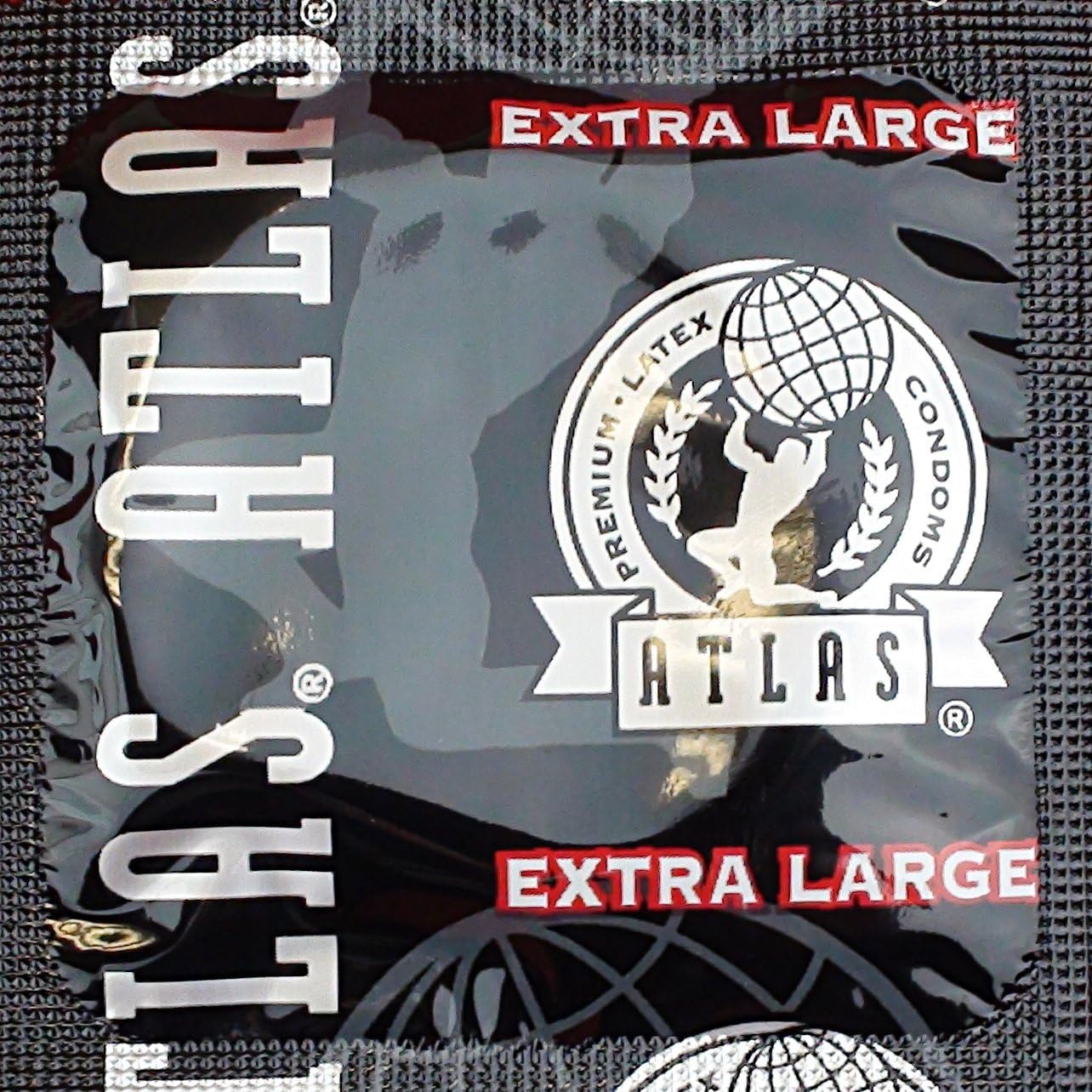 Atlas Premium Condom Extra Large Lubricated Latex Condoms Bulk : Pack 100 Condoms by Atlas