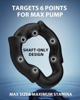 Open Tip Cock Ring Set for Men, 3 Size Silicone Penis Rings with 6-Point Pressure Support, No Blockage Design for Natural Ejaculation, Ergonomic Body-Fit Erection Support Ring, Couple Sex Toy