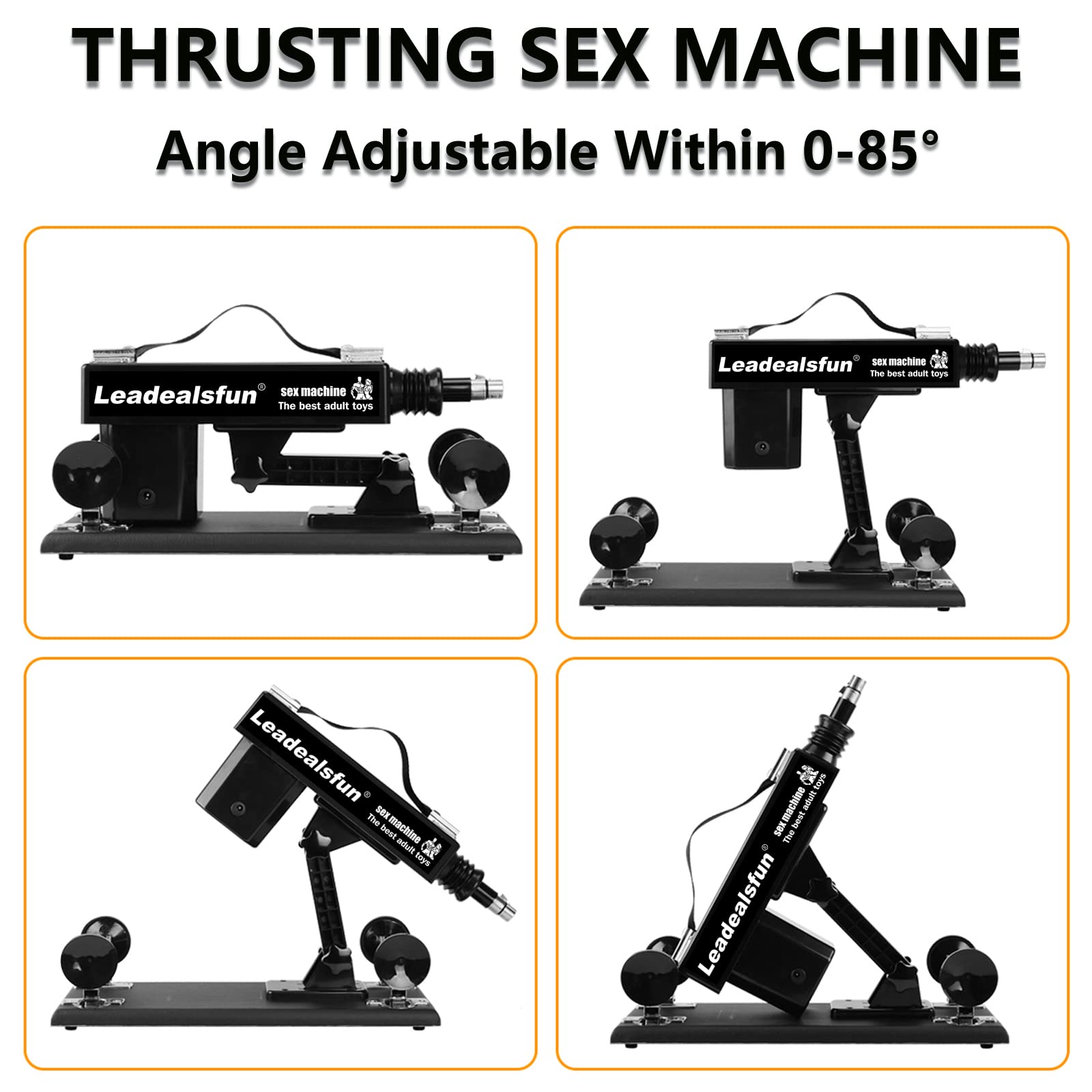 Leadealsfun Sex Machine Realistic Dildo Machines 3XLR Connector Sex Toys