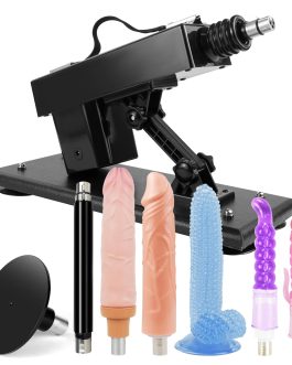 ANNGEOK Sex Machines Dildo Machine Thrusting Machine Automatic Sex Machine for Men and Women Sex Toys Machines Devices Automatic Dildo Thrusting Sex Machine with Sex Machine Attachments (Deep-Black)