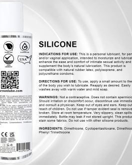 Turn On Silicone-Based Premium Personal Lubricant | Long Lasting Performance, Ultra Slick & Silky Smooth, Condom Safe Lube for Men, Women, and Couples, 8 fl oz