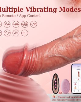 Penis Sleeve Cock Sleeve Vibrator – FYSHAVO 5IN1 Realistic Adult Male Sex Toys for Men Penis Extender Vibrating Cock Ring, Smart App & Remote Control, Elastic Penis Ring to Enlarge for Men Couples