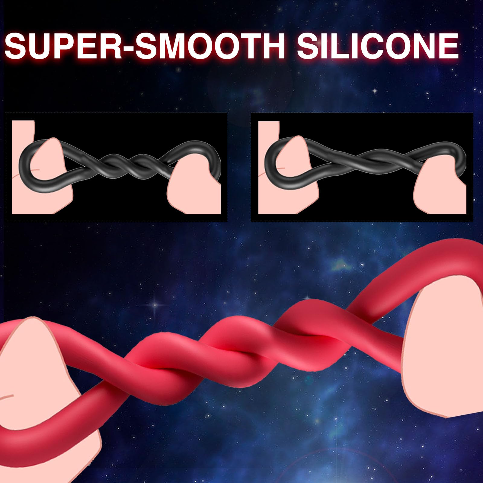Adjustable Penis Ring Set Sex Toys for Men, 9 PCS Silicone Cock Rings for Men Erection Sex Adult Toys, Cockring Cock Sexual Stimulation Device Couples Male Sex Toys Pleasure Cock and Ball Ring