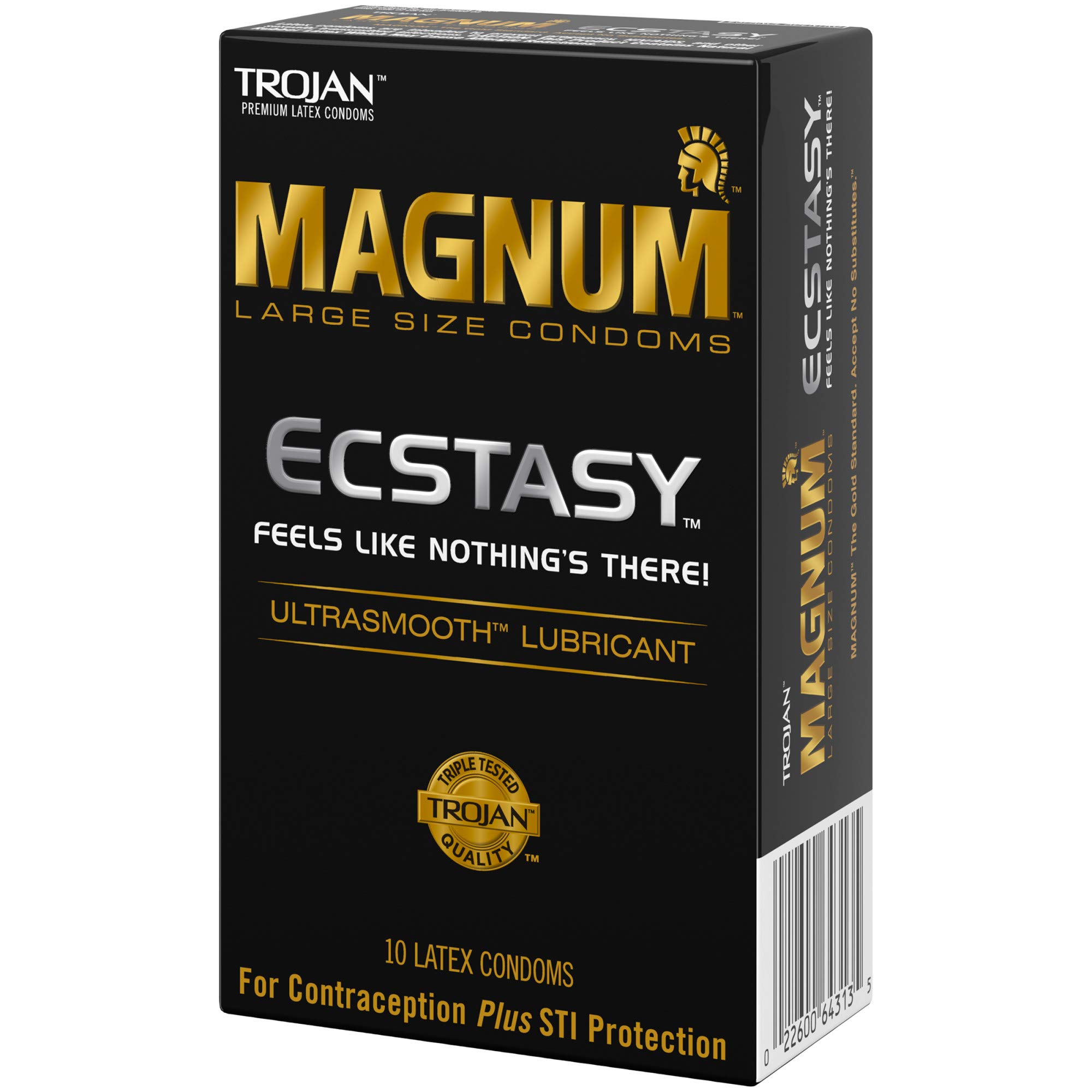 Trojan Magnum Ecstasy Large Size Condoms - 10 Count