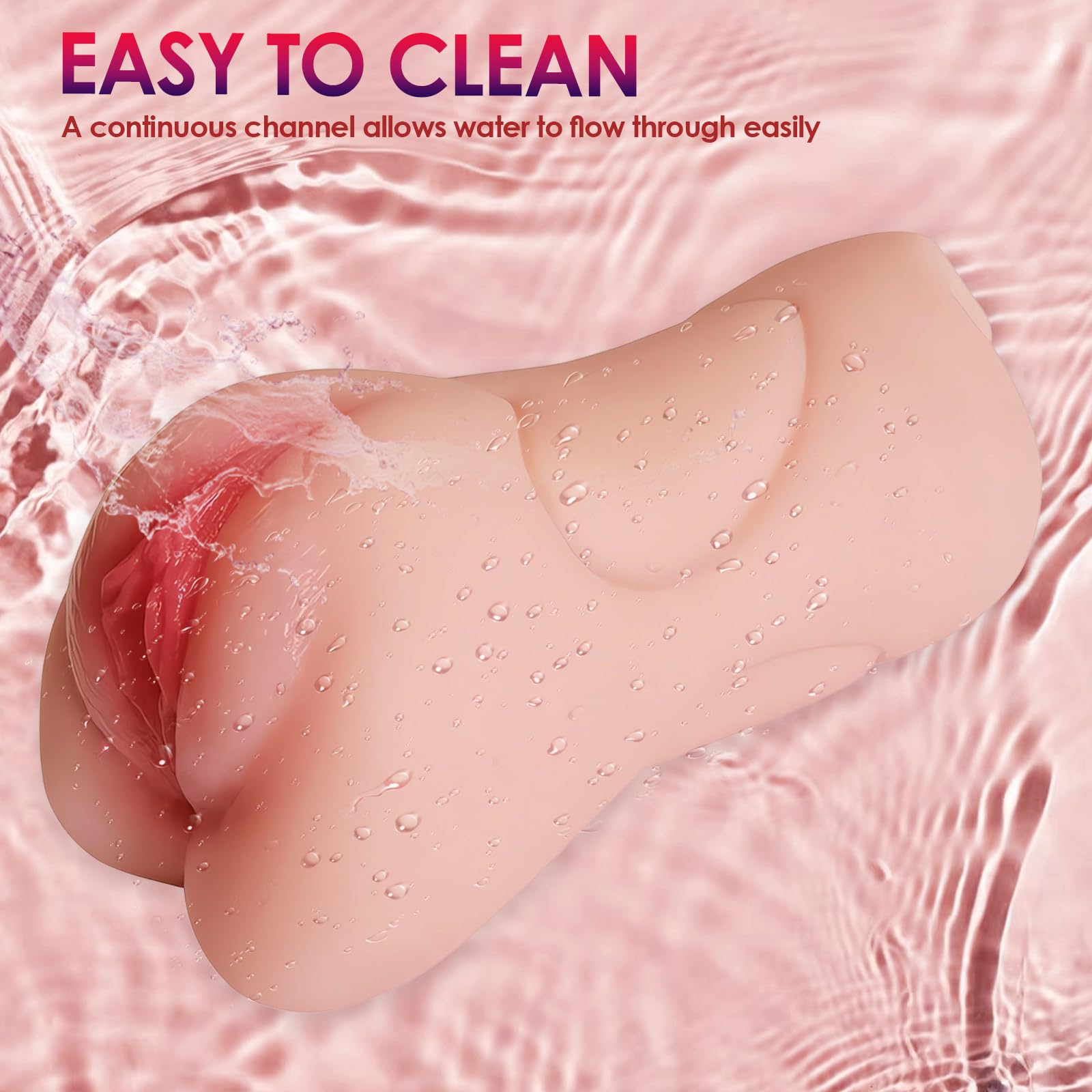 3 in 1 Pocket Pussy Male Masturbator with Mouth, Sex Doll with 3D Realistic Textured Real Oral Vagina and Tight Anus, Masturbation Blowjob Stroker Adult Sex Toys for Men Pleasure