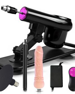 Sex Machine Thrusting Dildo Machine with Suction Cup Adapter, 3XLR Connector Fuck Machine with Remote Control, Dildo Machine Adjustable Angle Hands-Free Adult Sex Toy
