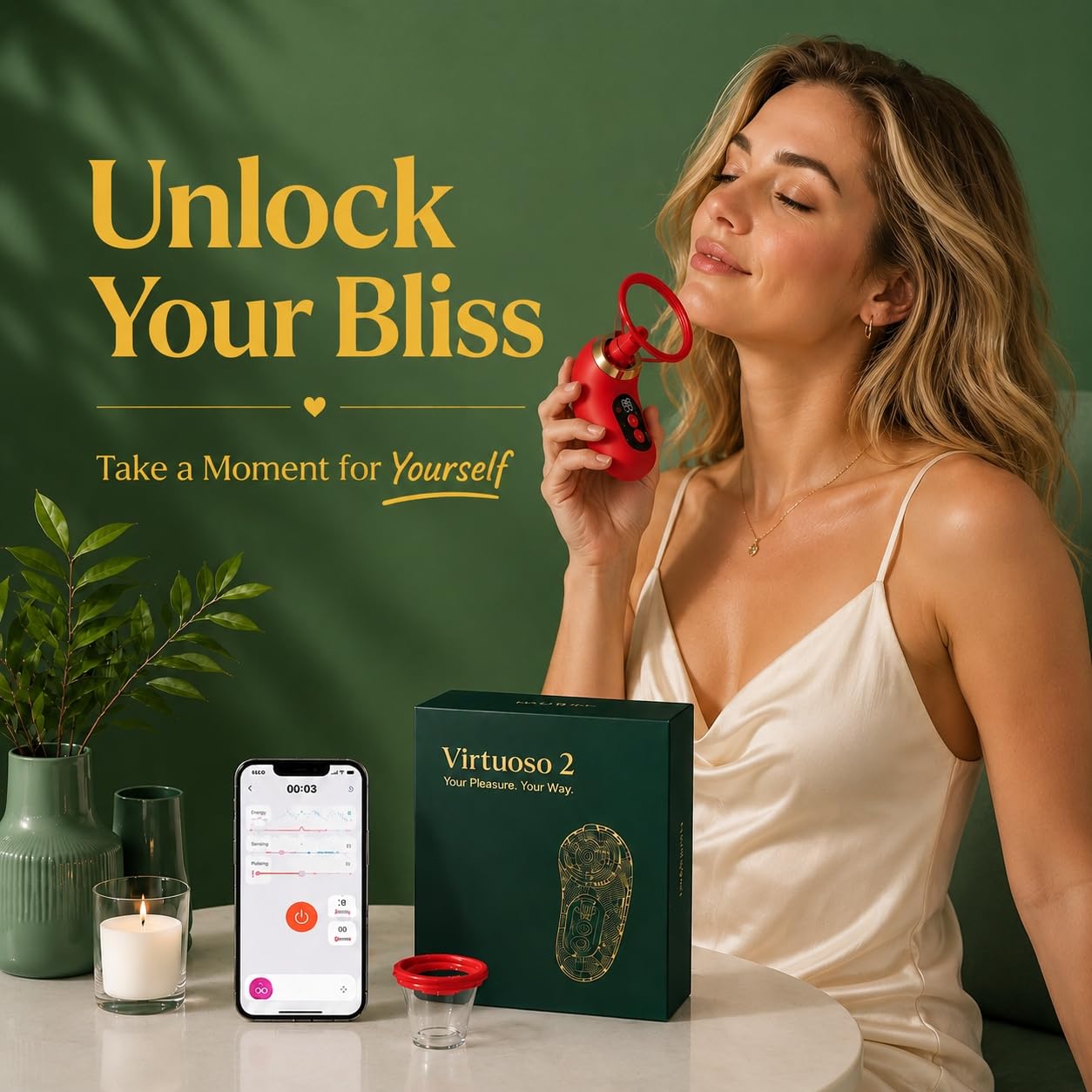Gasevimo Vibrator Sex Toys for Women - 5IN1 AI APP Rose Toy Adult Toys Sucking Vibrator, 3 Sucking, 9 Tongue Licking & Vibrating Sex Toy, 2 Removable Cup LCD Display Clitoral Vibrators Sex Novelties