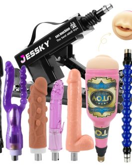JESSKY Sex Machine with 3XLR Connector Adjustable Adult Sex Toys Love Machine Automatic Lifelike Dildo Machines with 8 Attachments for Women Masturbation Machine for Men Built for Intense Satisfaction