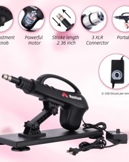 Sex Machine Thrusting Automatic Dildo Machine, Sex Machines Thrusting Sex Machine for Men Women with 7 Attachments 3 XLR Connector, Auxfun Love Machine with Suction Cup Adapter
