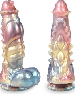 Monster Dildo Fantasy Dragon Dildo – 9” Huge Thick Big Alien Dildo with Powerful Suction Cup, 1.41LB Giant Horse Soft Silicone Anal Dildo for G Spot Anal Play, Adult Sex Toys for Gay Men Women