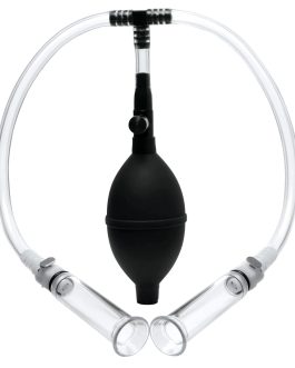 Nipple Pumping System with Dual Detachable Acrylic Cylinders